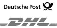 Versand durch die deutsche Post und DHL