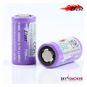 2x Efest Purple 18350 Akku, 700mAh, 10,5A