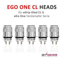 5x InnoCigs eGo ONE CL Verdampferköpfe