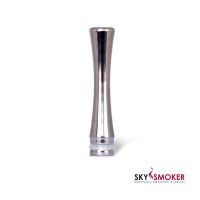 Long Drip Tip silber Edelstahl